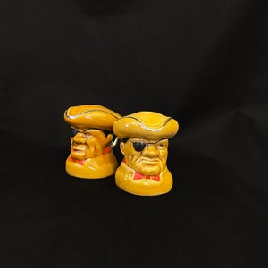 Pair of Vintage Royal Norfolk Pirate Toby Jugs, Mead or Brandy Decanter circa 1970