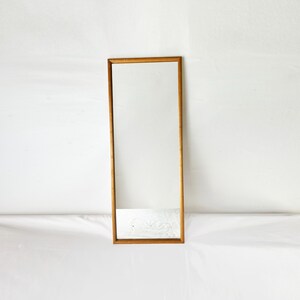 Mid-Century Faux Bamboo & Rattan Rectangular Mirror, c.1970s
