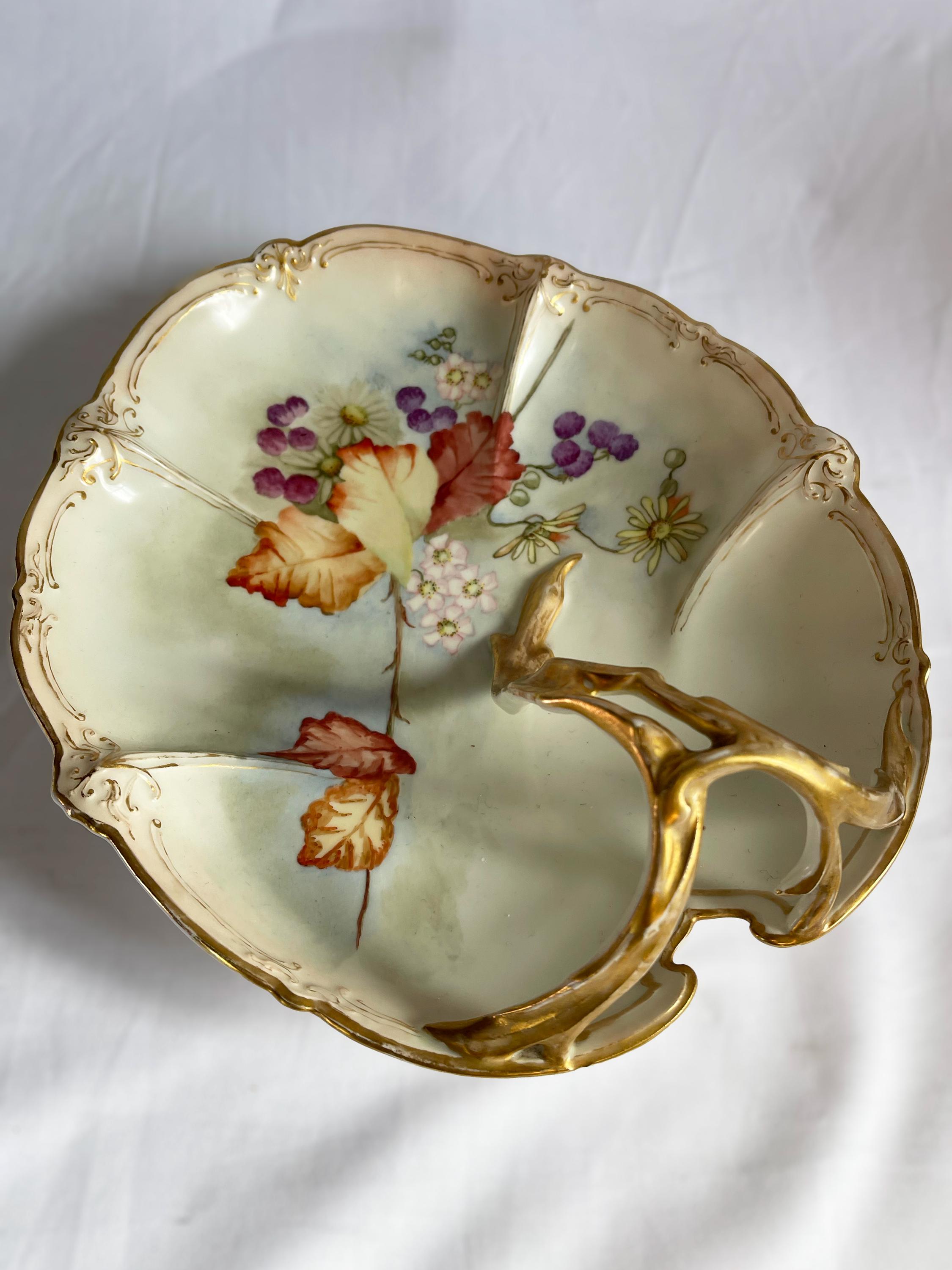 Turn of the Century 1905 Edwardian Handpainted Porcelain Platter ...