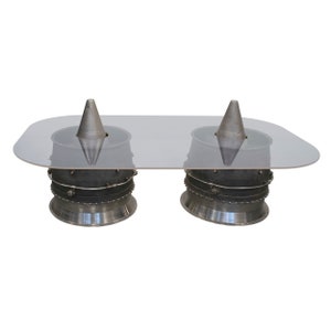 Pratt & Whitney JT12 Turbine Jet Exhaust  Coffee Table