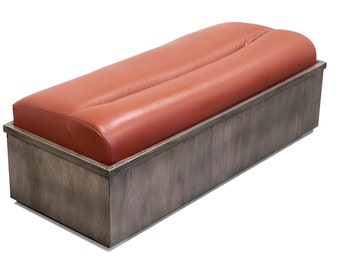 Ottoman Upcycled from Hawker 700 Bench Seat For Your Home Or Office