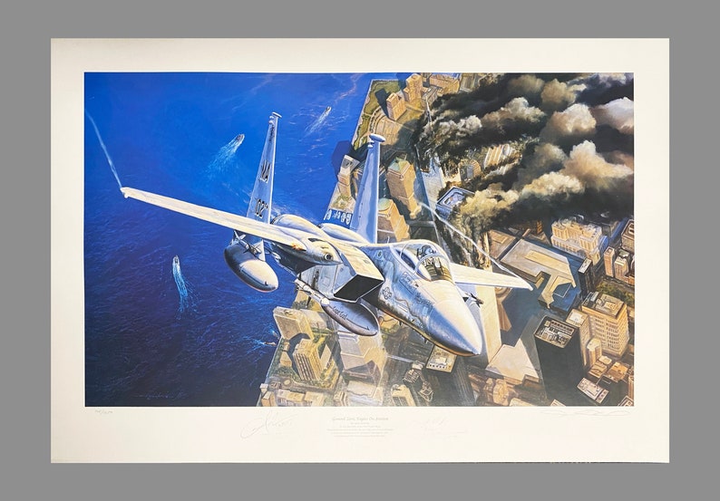 Rick Herter Art Ground Zero, Eagles On Station Limited Edition Print image 1