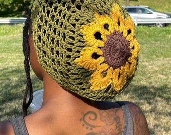 Crochet Loc Tam Pattern | Beginner Slouchy Beanie | Loc Friendly Hat | Protective Style | PDF Download