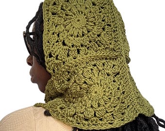 Crochet Balaclava Pattern | Sunburst Hood Design | Modern Crochet Ski Mask | Winter Accessory