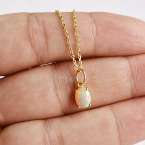 Ethiopian Opal Charm, 18k Solid Gold Charm, Opal Charm, Gold Charm, Charm Necklace, Charm Pendant, Handmade Gold Charm, Gold Charms