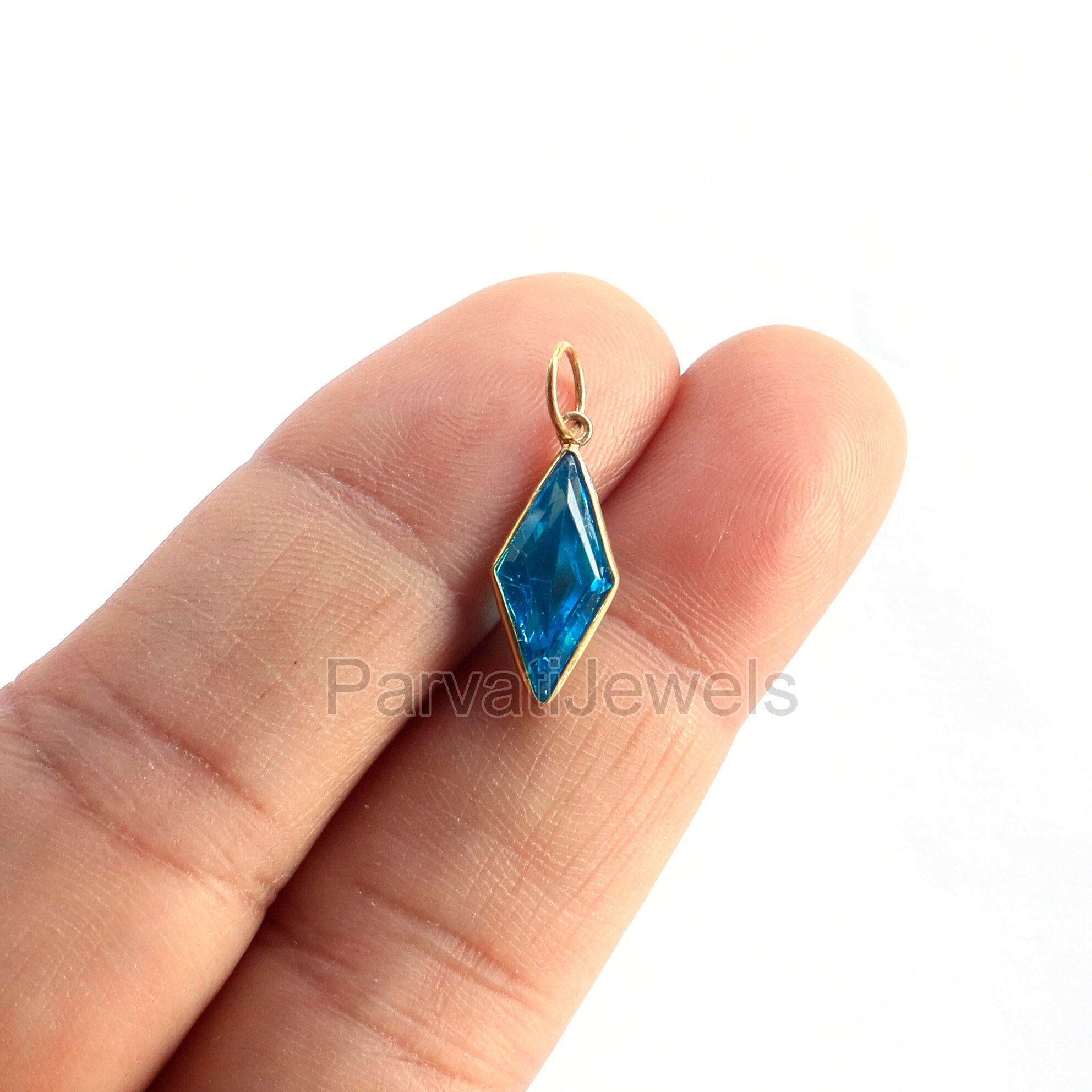 専用品　LondonblueTopaz チャーム \u0026 chouette《推し事》ドロップハートバッグチャーム