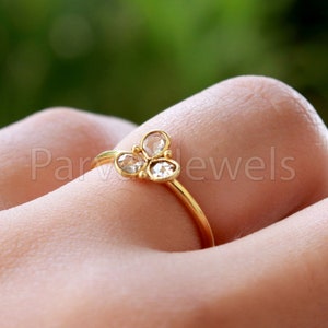Diamond Ring, Diamond Gold Ring, 18k Solid Gold Diamond Ring, Handmade Gold Ring, Diamond Engagement Ring, Wedding Diamond Ring