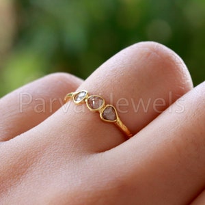Diamond Ring, Diamond Gold Ring, 18k Solid Gold Diamond Ring, Handmade Gold Ring, Diamond Engagement Ring, Wedding Diamond Ring