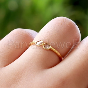 Diamond Ring, Diamond Gold Ring, 18k Solid Gold Diamond Ring, Handmade Gold Ring, Diamond Engagement Ring, Wedding Diamond Polki Ring,
