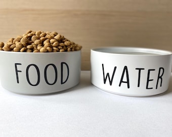 Personalized Ceramic Dog Bowl: Custom Puppy Feeding Solution
