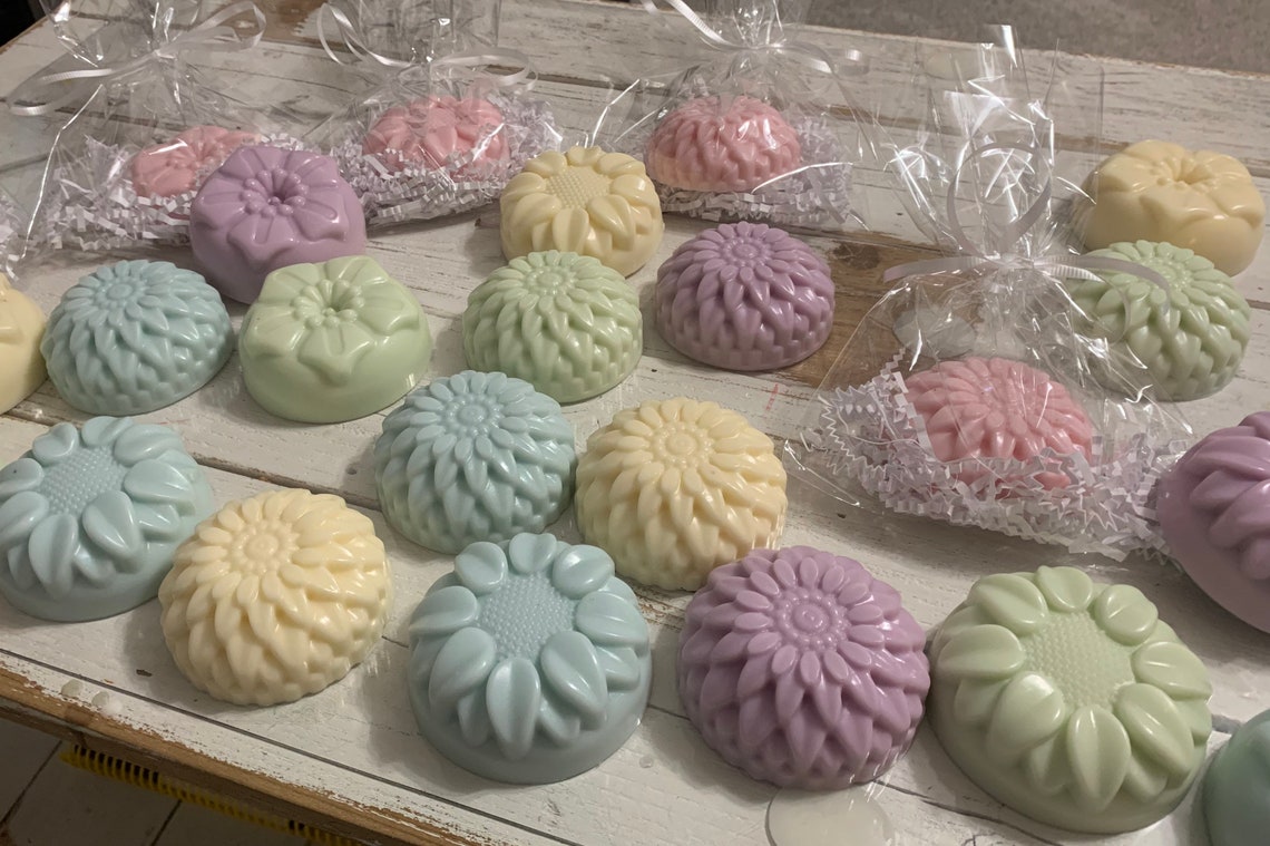 Flower soaps made to order Etsy