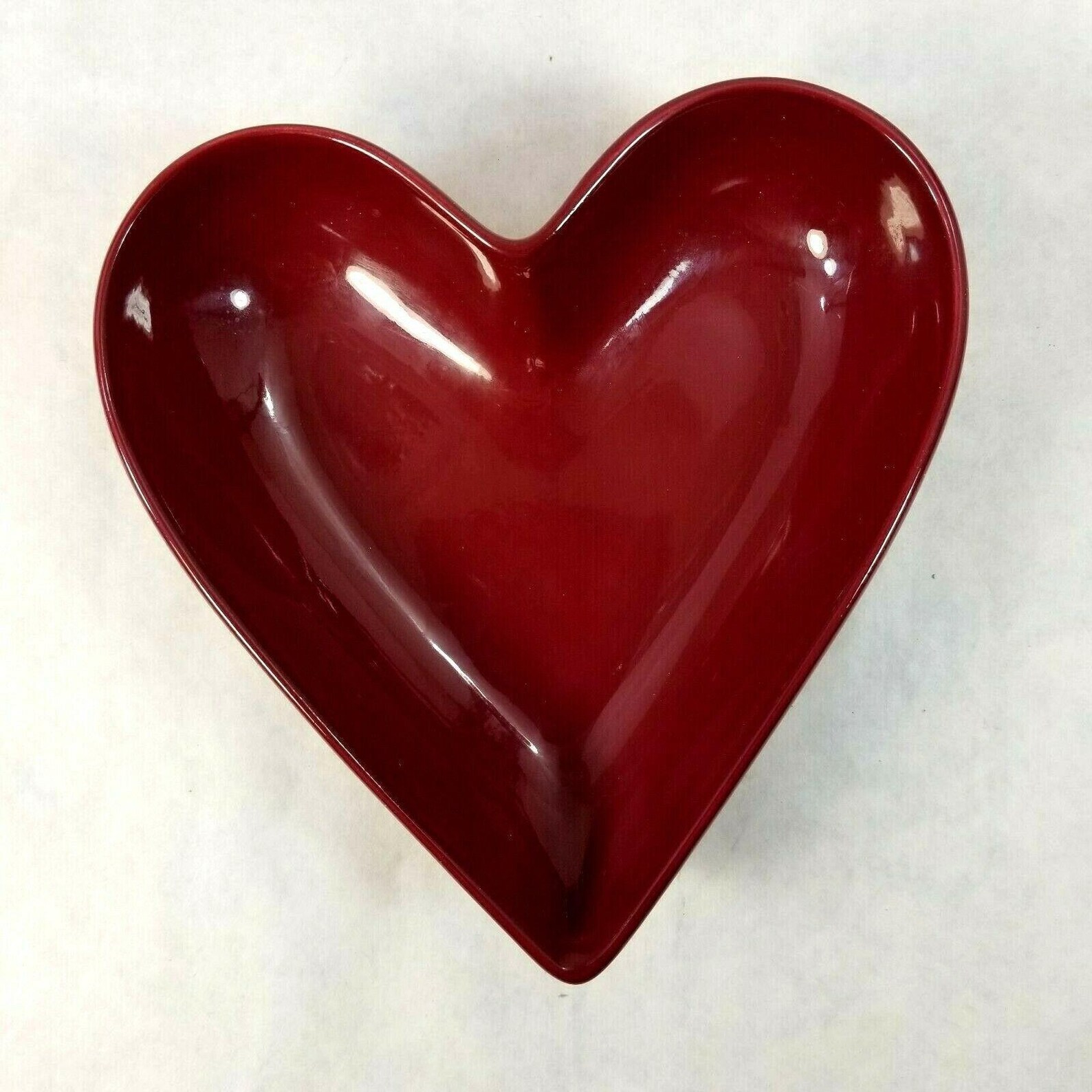 Valentine Heart Dish Pampered Chef Simple Additions Cranberry | Etsy