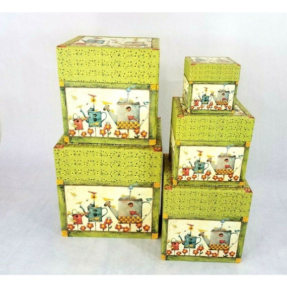 Bobs Boxes Nesting Boxes Birds of a Feather Etsy