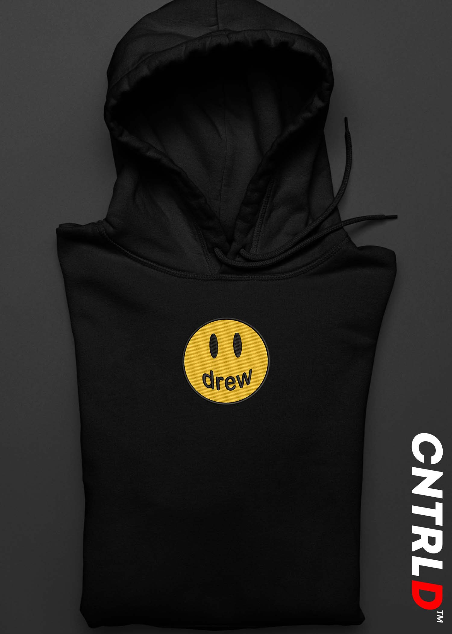 Drew Smiley Face Justin Bieber Streetwear Hypebeast Embroidery Design
