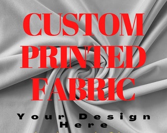 Custom Printed Fabric: Spandex, Scuba, Minky - Design Your Own