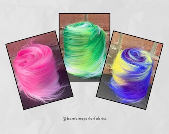 Tri-Color Pink Faux Fur Trim: Craft & Costume Supply