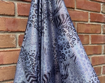 Iridescent Hologram Animal Print Spandex Fabric - 4 Way Stretch