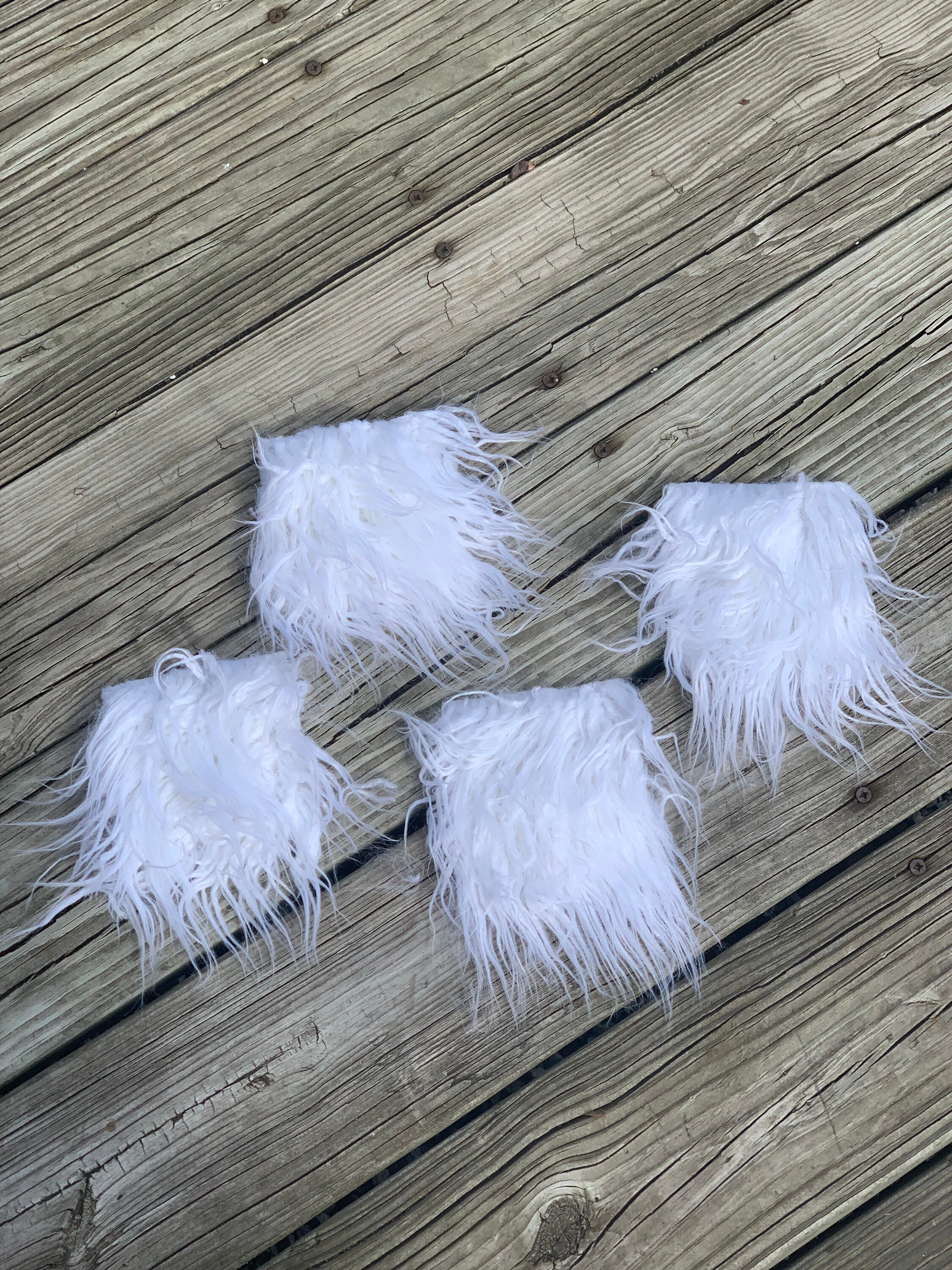 FAUX FUR FABRIC Squares 4x4 Fabric Squares Etsy