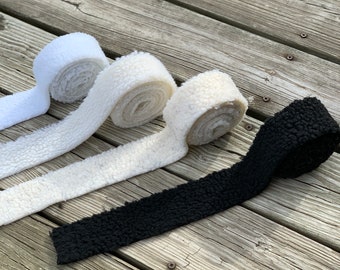 Sherpa Faux Fur Trim: Precut DIY Craft Supply