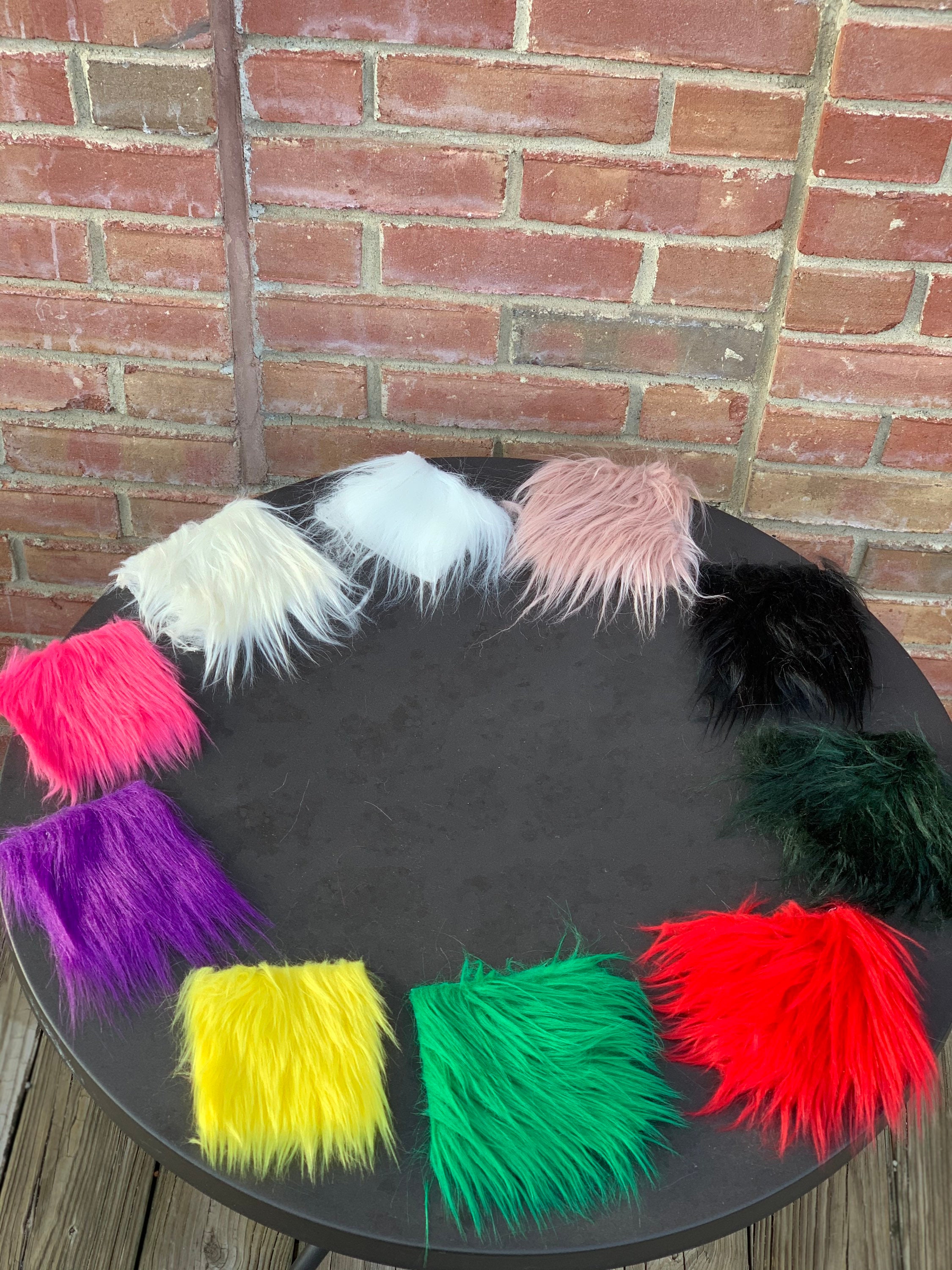 Faux Fur Fabric Squares 12x12 Fabric Squares Precut Etsy