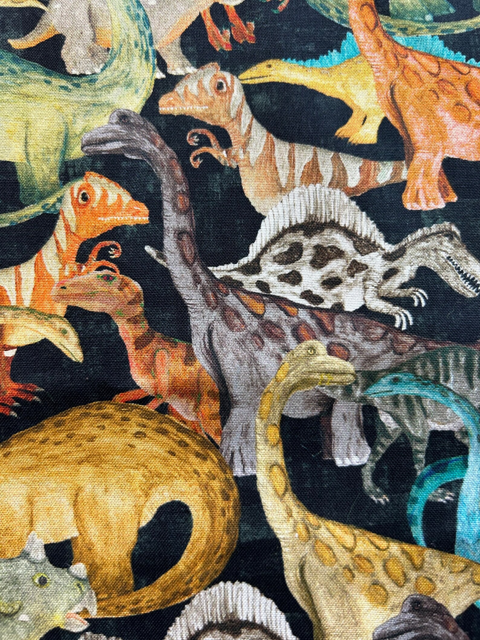 COTTON PRINT FABRIC- Dinosaurs Print Fabric - Craft Fabric by the Yard ...