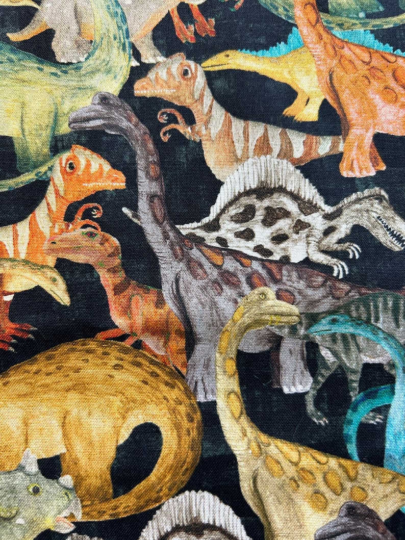 COTTON PRINT FABRIC- Dinosaurs Print Fabric - Craft Fabric by the Yard ...