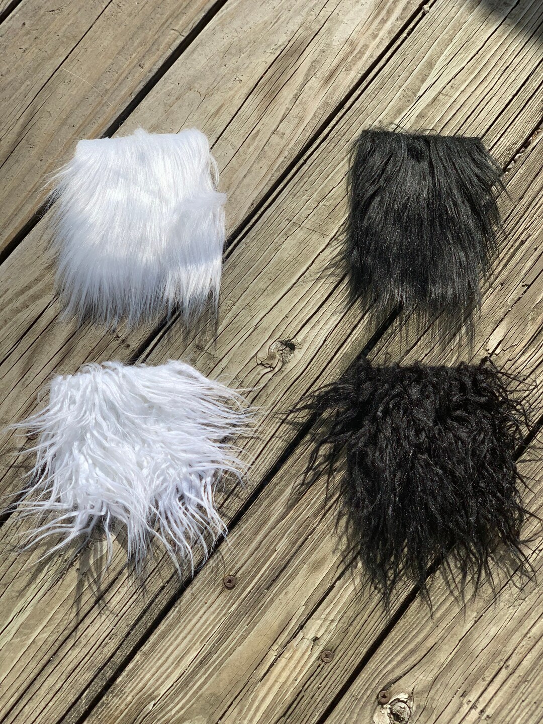 FAUX FUR FABRIC Squares 4x4 Fabric Squares Etsy