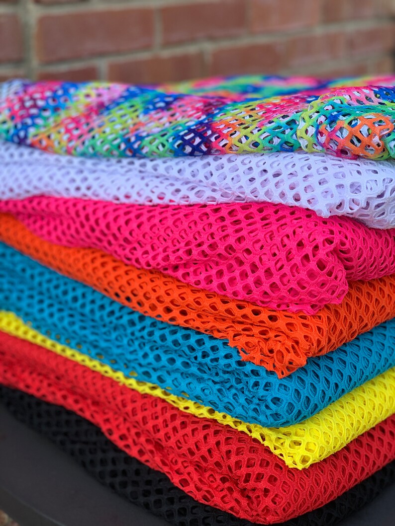 STRETCH MESH FABRIC Mesh Fabric by the Yard Cabaret Etsy