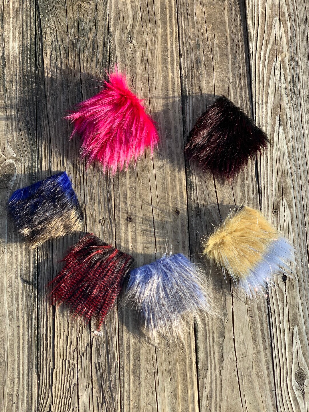 Faux Fur Fabric Squares 4x4 Fabric Squares Precut Fabric Precut Faux