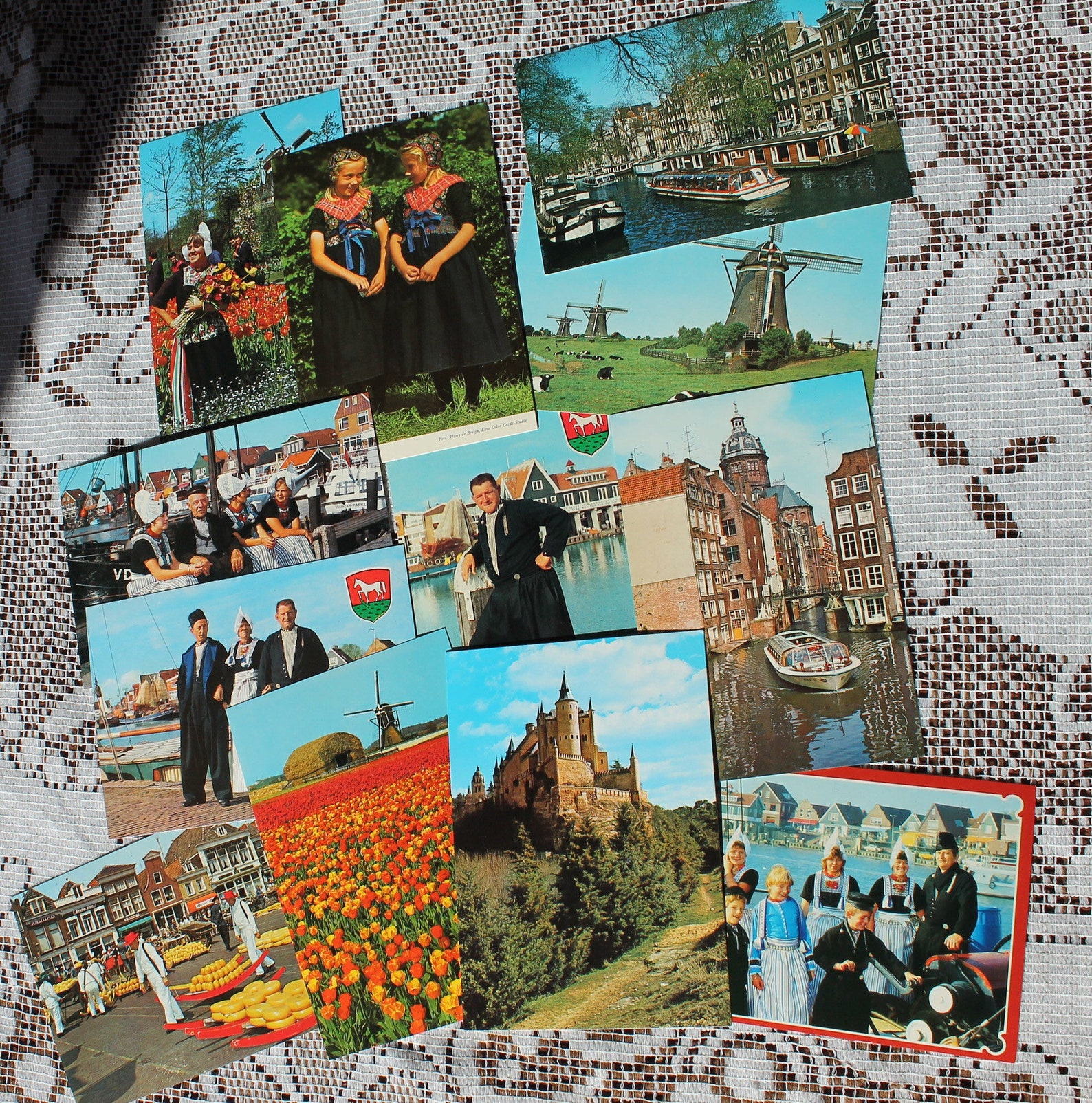 The Netherlands Dutch Vintage Postcards Sets Of Two Etsy