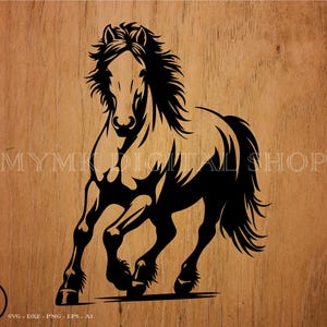 Horse svg, mustang svg 4, horse clipart, cut file, cricut, svg, png, dxf, eps, ai, for Commercial and Personal Use