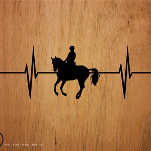 Horse svg, equestrian pulse, horse clipart, cut file, cricut, png, dxf, svg,clipart
