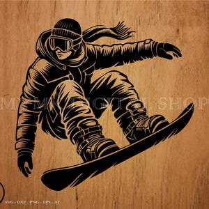 Snowboarding svg, Snowboarder svg, Ski svg, svg, png, Cricut, dxf, Clipart, für kommerziellen und persönlichen Gebrauch
