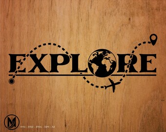 Ontdek svg, reizen svg, avontuur svg, svg, png, cricut, dxf, clipart, voor commercieel en persoonlijk gebruik