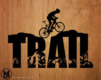 mtb svg, MTB, mountain bike svg, TRAIL 2, cycling svg, bicycle svg, bike svg, biking svg, mountain biking svg, cyclist svg, svg