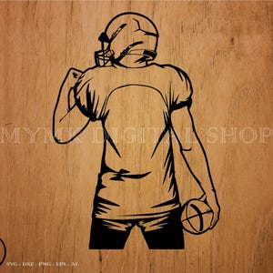 american football svg, football player svg, football svg, svg, png, cricut, dxf, clipart, for Commercial and Personal use