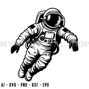 Astronaut svg # 1, svg, png, cricut, dxf, clipart, for Commercial and Personal use