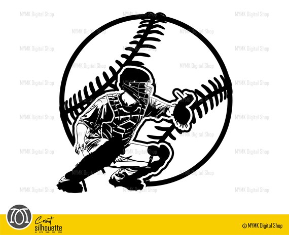 Baseball Catcher Sports Icon Flat Style Stock Vector by ©iconfinder  490793672