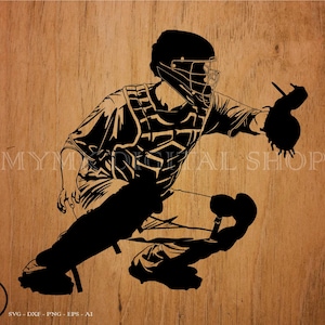 Baseball Catcher, Baseball svg, softball svg