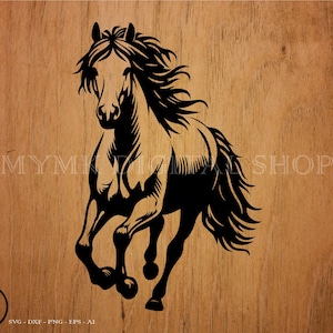 Horse svg, mustang svg 2, horse clipart, cut file, cricut, svg, png, dxf, eps, ai, for Commercial and Personal Use