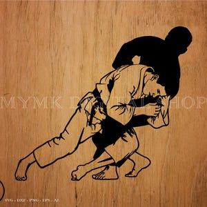 jiu jitsu svg, colored, martial arts svg, karate svg, png, clipart, dxf, cut file, cricut, svg