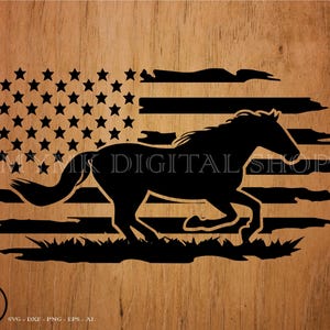 Horse svg, american flag, mustang svg, horse svg, horse clipart, cut file, cricut