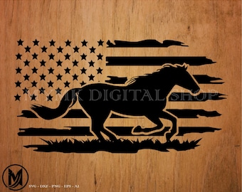 Pferd svg, amerikanische Flagge, mustang svg, Pferde svg, Pferde svg, Pferdeclipart, Cut File, Cricut