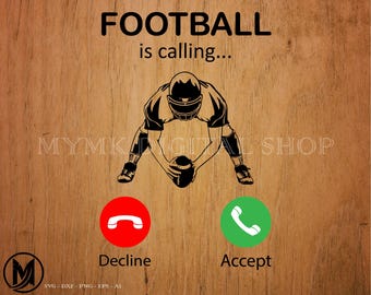 Football svg, football is calling, American Football, svg, png, football clipart, football png, cut file, cricut file,