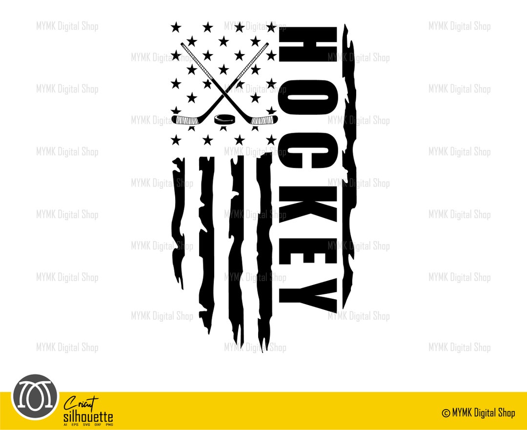 Hockey Svg, Hockey US Flag, Svg, Png, Clipart, Cricut, Dxf, for ...