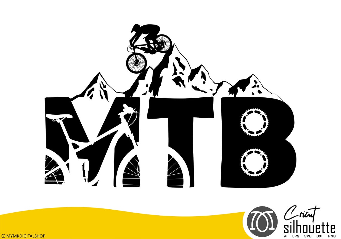 downhill bike stickers