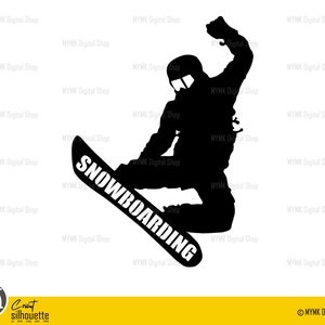 Snowboarding Snowboarder svg-Datei, Snowboarding svg, Eislaufen svg, svg, png, cricut, dxf, Clipart