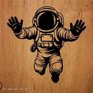 Astronaut waving svg, Astronaut svg, png, cricut, dxf, clipart, for Commercial and Personal use