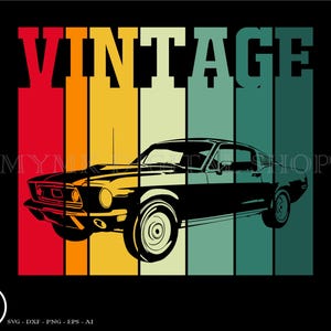 car svg, vintage car svg, svg, cars svg, clipart, cricut, sports car svg, dxf, svg file