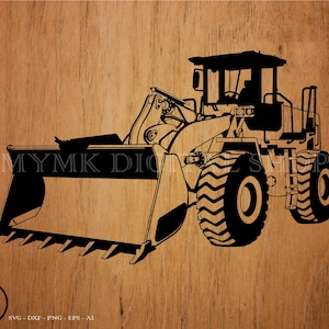 Bulldozer svg, Vektor svg, schwere Ausrüstung svg, Lastwagen svg, svg, png, Cricut, dxf, Clipart, für kommerziellen und persönlichen Gebrauch